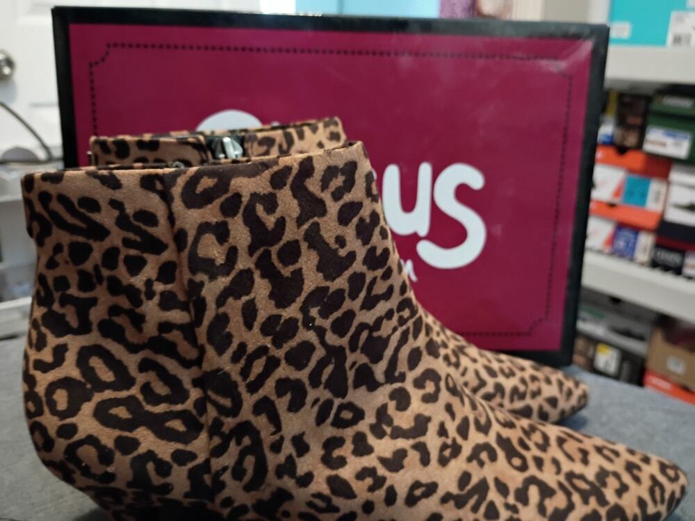 Circus Cheetah Print Woman's Boots 5